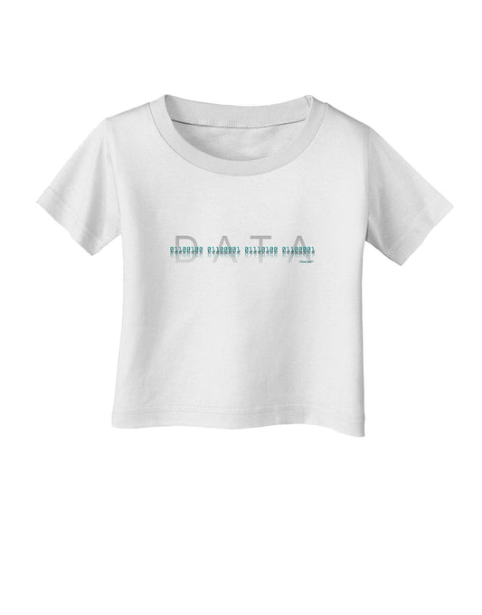 Binary Data Blue Infant T-Shirt-Infant T-Shirt-TooLoud-White-18-Months-Davson Sales