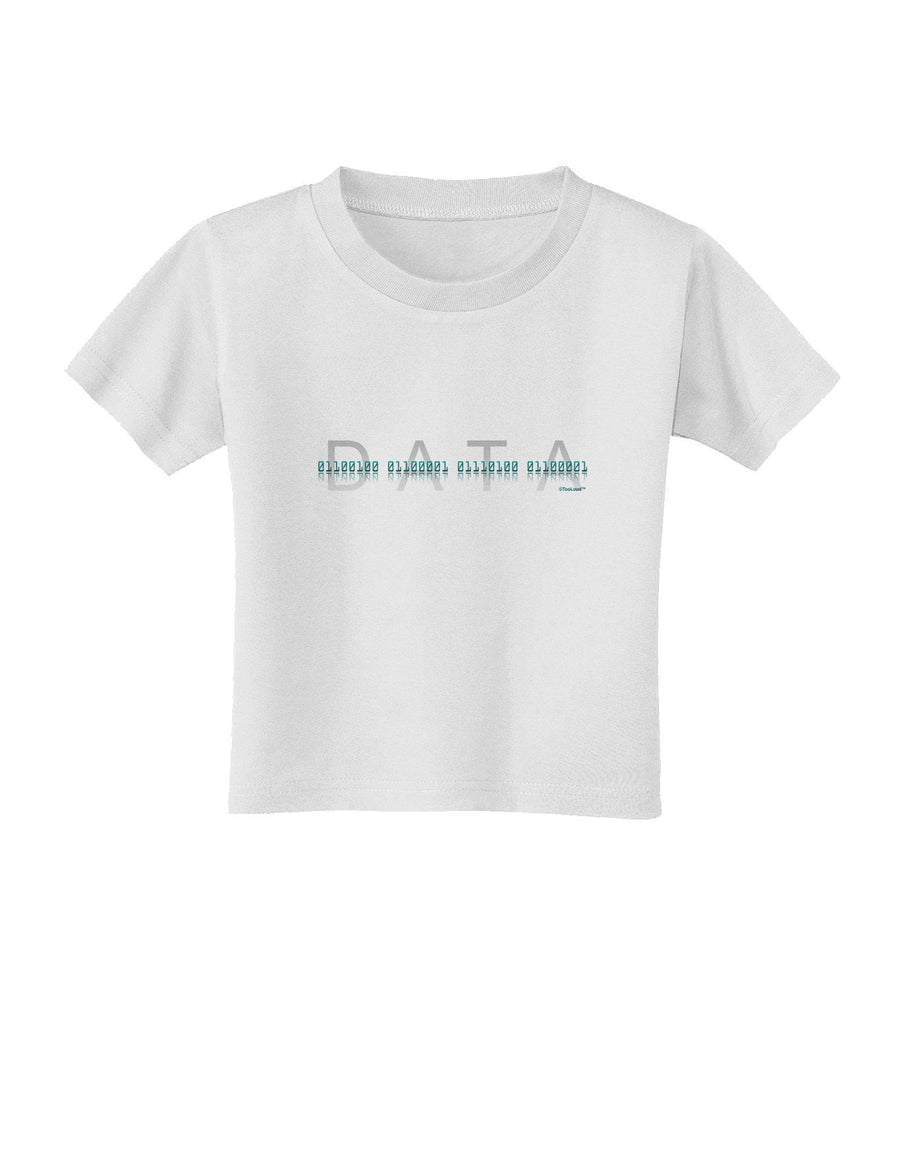 Binary Data Blue Toddler T-Shirt-Toddler T-Shirt-TooLoud-White-4T-Davson Sales