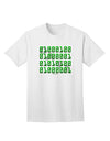 Binary Data Green Adult T-Shirt: A Techno-Savvy Fashion Statement-Mens T-shirts-TooLoud-White-Medium-Davson Sales