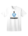 Bio Hazard Heart Blue Adult T-Shirt - A Unique and Stylish Choice for Zombie Enthusiasts-Mens T-shirts-TooLoud-White-Small-Davson Sales