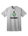 Bio Hazard Heart Green Adult T-Shirt - A Unique and Stylish Choice for Zombie Enthusiasts-Mens T-shirts-TooLoud-AshGray-Small-Davson Sales