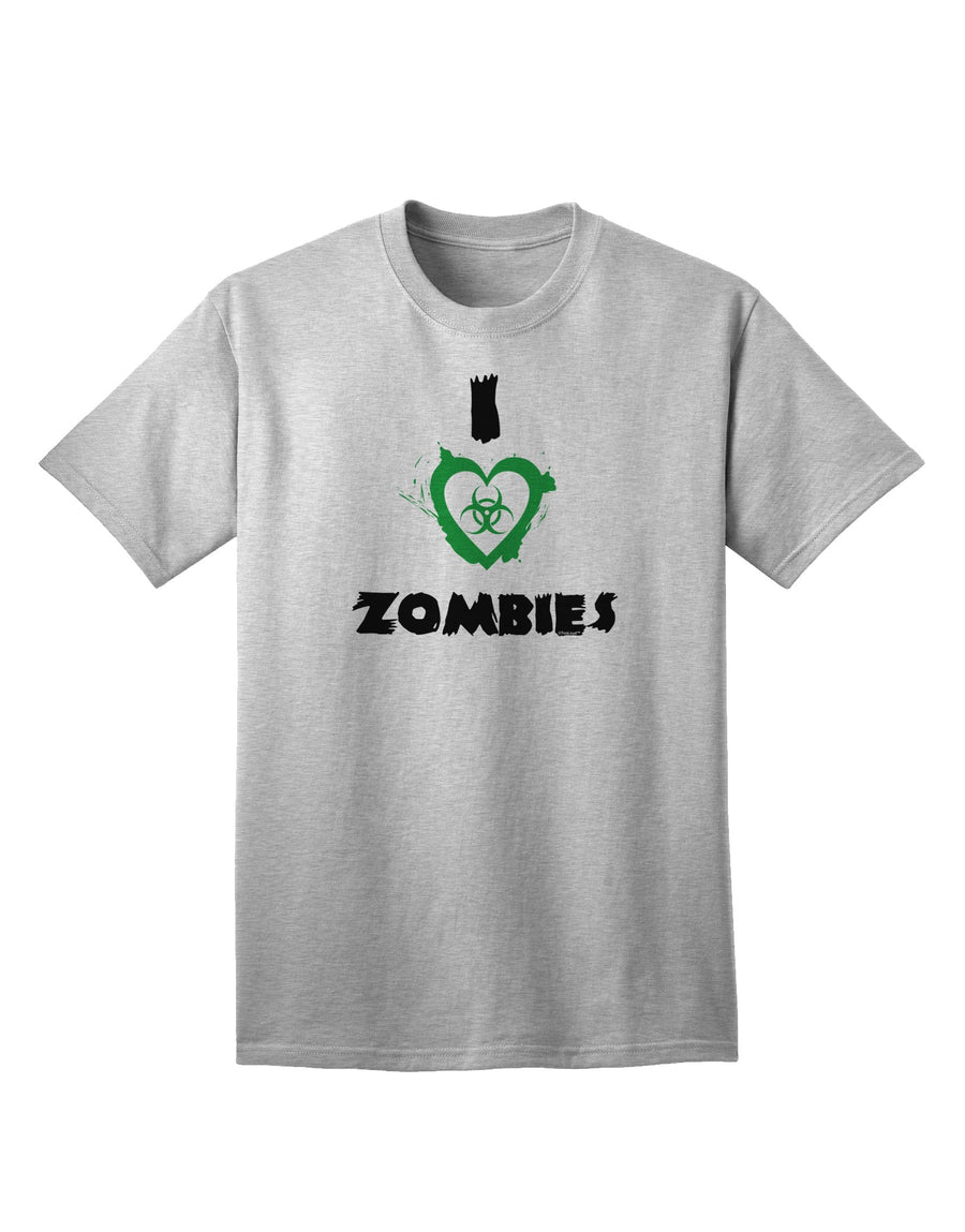 Bio Hazard Heart Green Adult T-Shirt - A Unique and Stylish Choice for Zombie Enthusiasts-Mens T-shirts-TooLoud-White-Small-Davson Sales