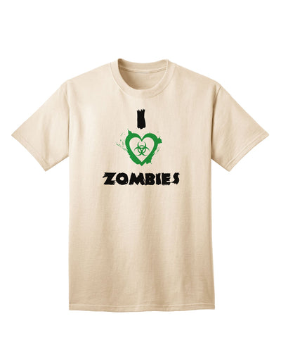 Bio Hazard Heart Green Adult T-Shirt - A Unique and Stylish Choice for Zombie Enthusiasts-Mens T-shirts-TooLoud-Natural-Small-Davson Sales