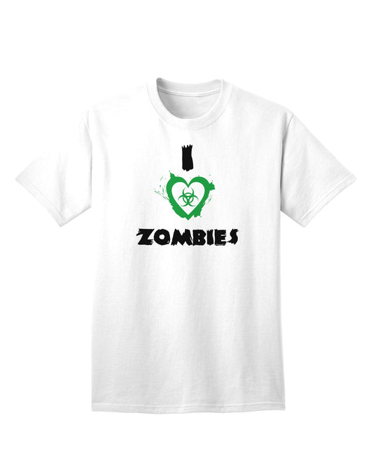 Bio Hazard Heart Green Adult T-Shirt - A Unique and Stylish Choice for Zombie Enthusiasts-Mens T-shirts-TooLoud-White-Small-Davson Sales