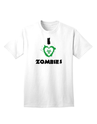 Bio Hazard Heart Green Adult T-Shirt - A Unique and Stylish Choice for Zombie Enthusiasts-Mens T-shirts-TooLoud-White-Small-Davson Sales