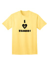 Biohazard Heart Adult T-Shirt - A Stylish Tribute to Zombie Enthusiasts-Mens T-shirts-TooLoud-Yellow-Small-Davson Sales