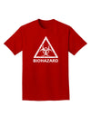 Biohazard Sign Distressed Adult Dark T-Shirt-Mens T-Shirt-TooLoud-Red-Small-Davson Sales