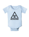 Biohazard Sign Distressed Baby Romper Bodysuit-Baby Romper-TooLoud-Light-Blue-06-Months-Davson Sales