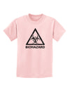 Biohazard Sign Distressed Childrens T-Shirt-Childrens T-Shirt-TooLoud-PalePink-X-Small-Davson Sales