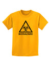 Biohazard Sign Distressed Childrens T-Shirt-Childrens T-Shirt-TooLoud-Gold-X-Small-Davson Sales