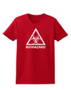 Biohazard Sign Distressed Womens Dark T-Shirt-Womens T-Shirt-TooLoud-Red-X-Small-Davson Sales