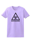 Biohazard Sign Distressed Womens T-Shirt-Womens T-Shirt-TooLoud-Lavender-X-Small-Davson Sales