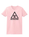 Biohazard Sign Distressed Womens T-Shirt-Womens T-Shirt-TooLoud-PalePink-X-Small-Davson Sales