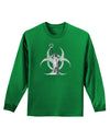 Biohazard Statue of Liberty Adult Long Sleeve Dark T-Shirt-TooLoud-Kelly-Green-Small-Davson Sales