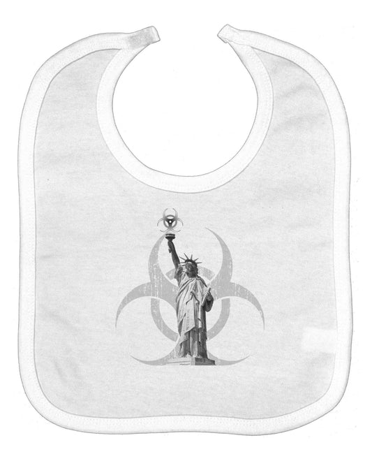 Biohazard Statue of Liberty Baby Bib