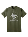 Biohazard Statue of Liberty - Liberty Adult Dark T-Shirt-Mens T-Shirt-TooLoud-Military-Green-Small-Davson Sales