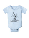 Biohazard Statue of Liberty - Liberty Baby Romper Bodysuit-Baby Romper-TooLoud-Light-Blue-06-Months-Davson Sales