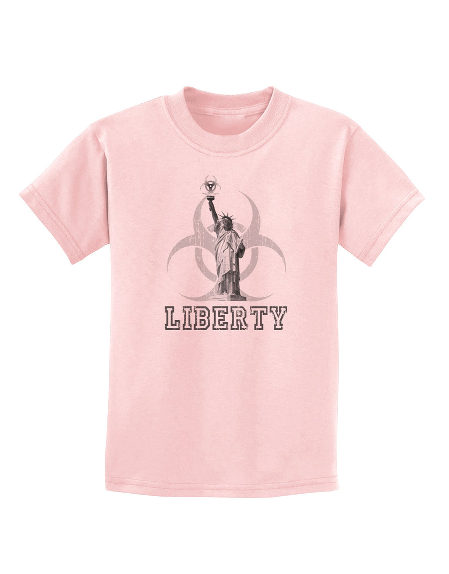 Biohazard Statue of Liberty - Liberty Childrens T-Shirt-Childrens T-Shirt-TooLoud-White-X-Small-Davson Sales