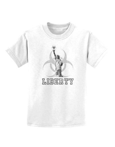 Biohazard Statue of Liberty - Liberty Childrens T-Shirt-Childrens T-Shirt-TooLoud-White-X-Small-Davson Sales