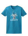 Biohazard Statue of Liberty - Liberty Womens Dark T-Shirt-Womens T-Shirt-TooLoud-Turquoise-X-Small-Davson Sales