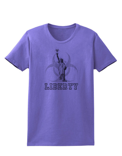 Biohazard Statue of Liberty - Liberty Womens T-Shirt-Womens T-Shirt-TooLoud-Violet-X-Small-Davson Sales