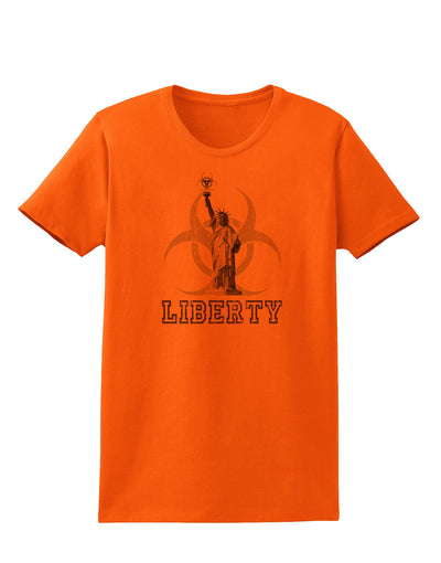 Biohazard Statue of Liberty - Liberty Womens T-Shirt-Womens T-Shirt-TooLoud-Orange-X-Small-Davson Sales