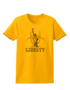 Biohazard Statue of Liberty - Liberty Womens T-Shirt-Womens T-Shirt-TooLoud-Gold-X-Small-Davson Sales