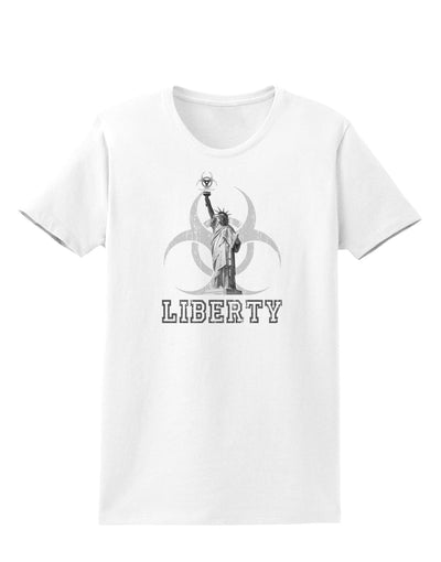 Biohazard Statue of Liberty - Liberty Womens T-Shirt-Womens T-Shirt-TooLoud-White-X-Small-Davson Sales