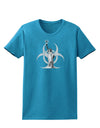 Biohazard Statue of Liberty Womens Dark T-Shirt-Womens T-Shirt-TooLoud-Turquoise-X-Small-Davson Sales