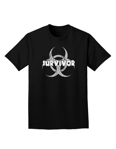 Biohazard Survivor - Zombie Apocalypse Adult Dark T-Shirt-Mens T-Shirt-TooLoud-Black-Small-Davson Sales