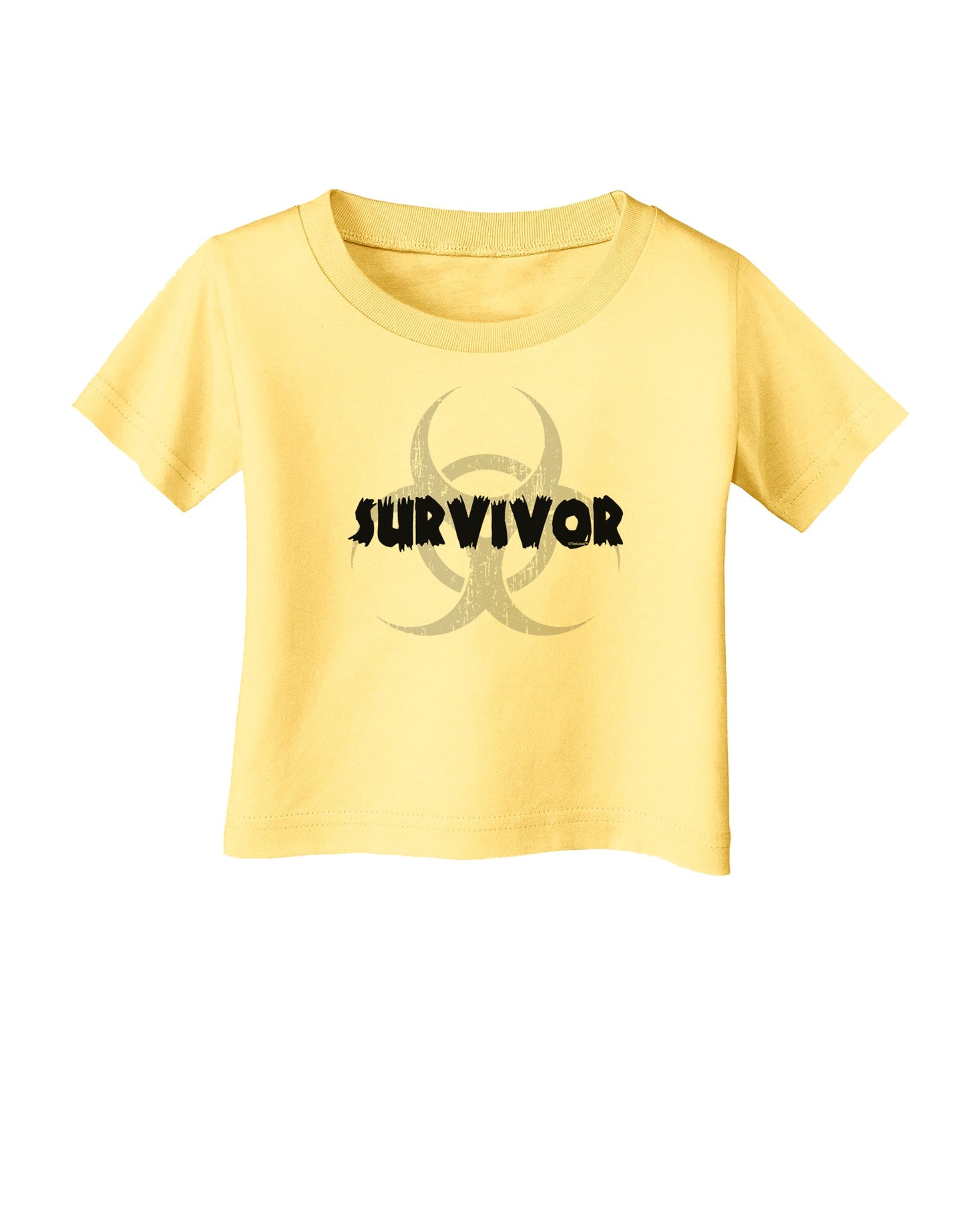 Biohazard Survivor - Zombie Apocalypse Infant T-Shirt-Infant T-Shirt-TooLoud-Daffodil-Yellow-06-Months-Davson Sales