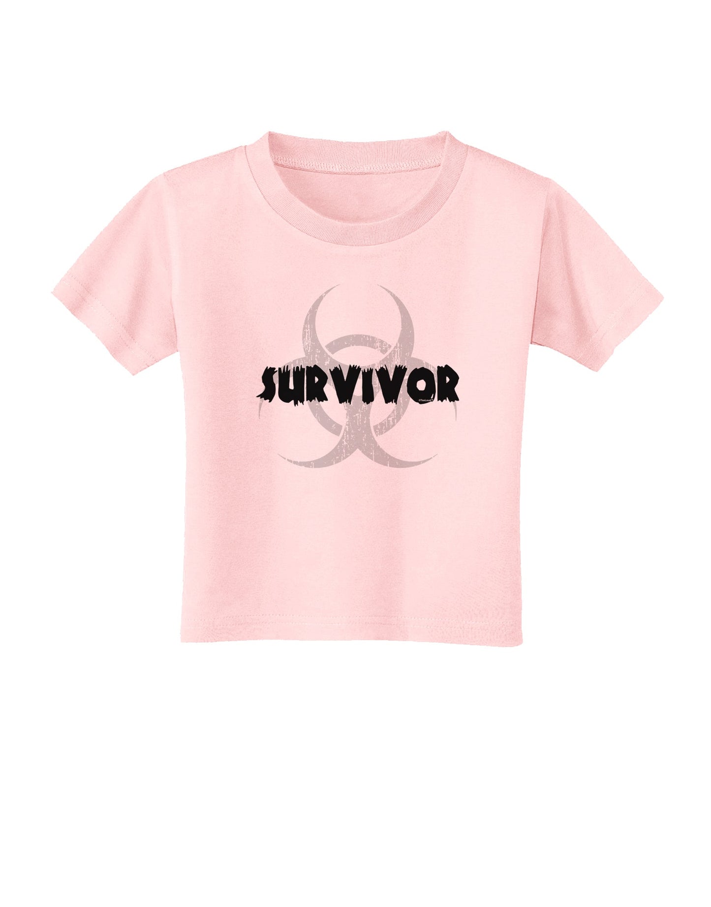 Biohazard Survivor - Zombie Apocalypse Toddler T-Shirt-Toddler T-Shirt-TooLoud-Light-Pink-2T-Davson Sales