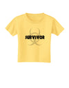 Biohazard Survivor - Zombie Apocalypse Toddler T-Shirt-Toddler T-Shirt-TooLoud-Daffodil-Yellow-2T-Davson Sales