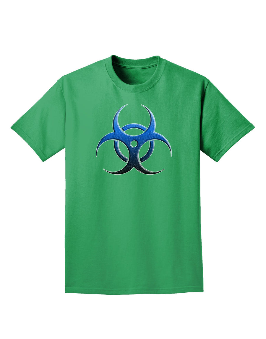 Biohazard Symbol Blue Stone - Apocalypse Adult Dark T-Shirt-Mens T-Shirt-TooLoud-Purple-Small-Davson Sales