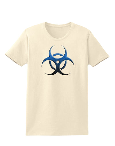 Biohazard Symbol Blue Stone - Apocalypse Womens T-Shirt-Womens T-Shirt-TooLoud-Natural-X-Small-Davson Sales