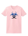 Biohazard Symbol Blue Stone - Apocalypse Womens T-Shirt-Womens T-Shirt-TooLoud-PalePink-X-Small-Davson Sales