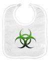 Biohazard Symbol Green Stone-Apocalypse Baby Bib