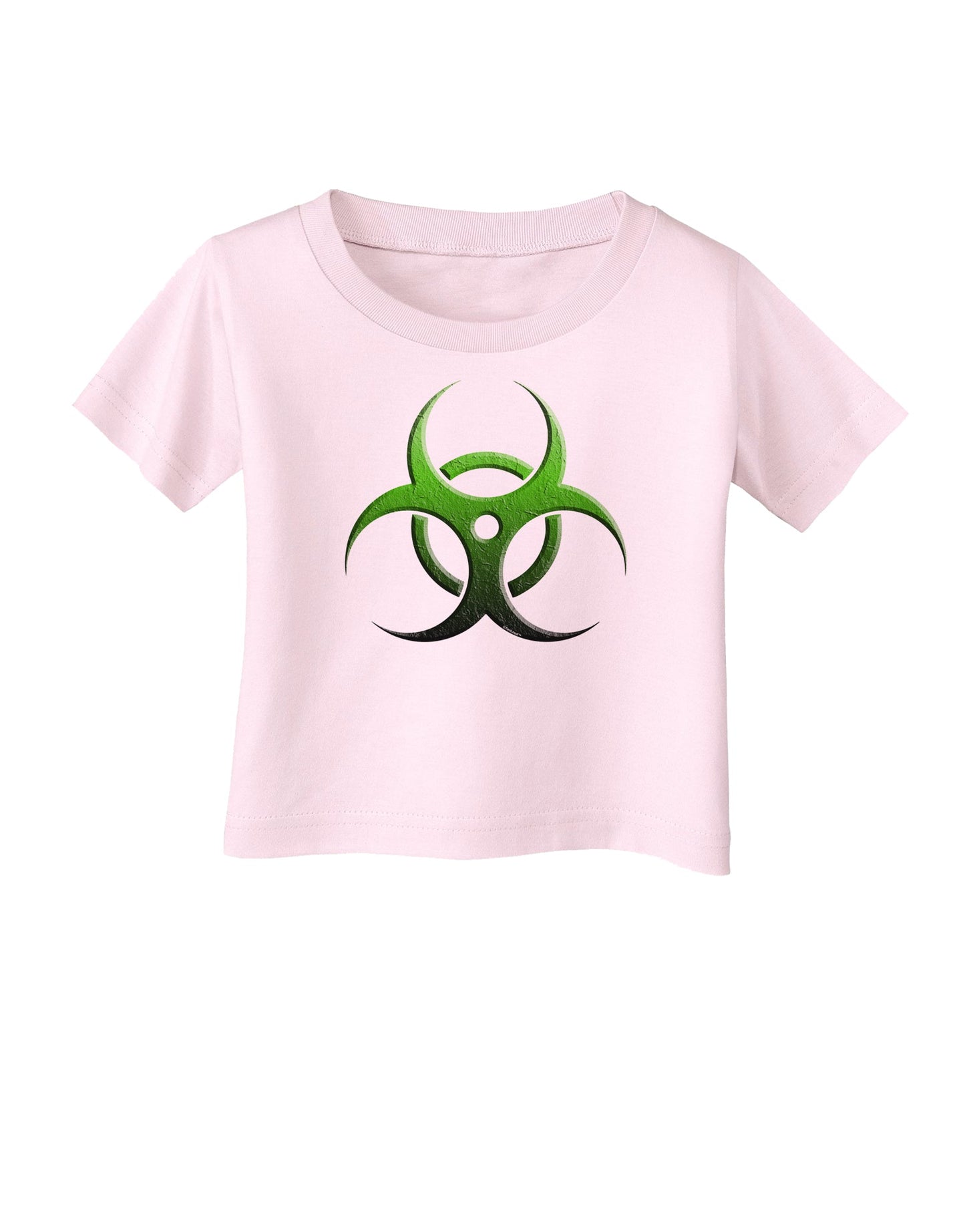 Biohazard Symbol Green Stone-Apocalypse Infant T-Shirt-Infant T-Shirt-TooLoud-Light-Pink-06-Months-Davson Sales