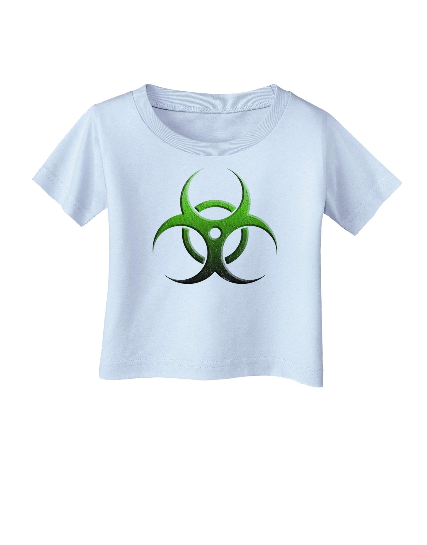 Biohazard Symbol Green Stone-Apocalypse Infant T-Shirt-Infant T-Shirt-TooLoud-Light-Blue-06-Months-Davson Sales