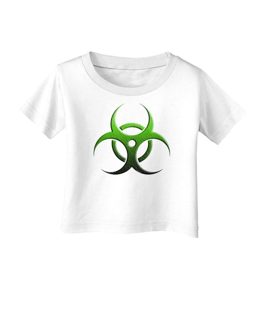 Biohazard Symbol Green Stone-Apocalypse Infant T-Shirt-Infant T-Shirt-TooLoud-White-06-Months-Davson Sales