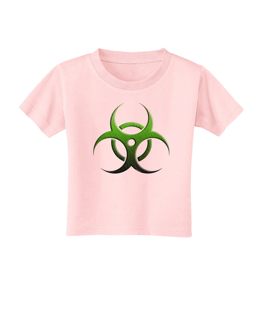 Biohazard Symbol Green Stone-Apocalypse Toddler T-Shirt-Toddler T-Shirt-TooLoud-White-2T-Davson Sales