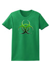 Biohazard Symbol Green Stone-Apocalypse Womens Dark T-Shirt-Womens T-Shirt-TooLoud-Kelly-Green-X-Small-Davson Sales