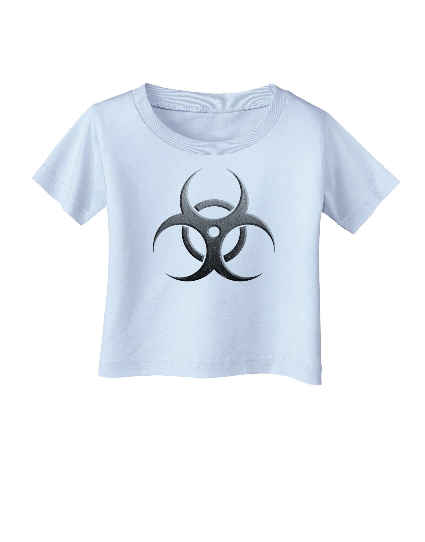 Biohazard Symbol Grey Stone - Apocalypse Infant T-Shirt-Infant T-Shirt-TooLoud-Light-Blue-06-Months-Davson Sales
