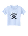 Biohazard Symbol Grey Stone - Apocalypse Toddler T-Shirt-Toddler T-Shirt-TooLoud-Light-Blue-2T-Davson Sales