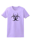 Biohazard Symbol Grey Stone - Apocalypse Womens T-Shirt-Womens T-Shirt-TooLoud-Lavender-X-Small-Davson Sales