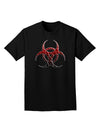 Biohazard Symbol Molecules - Apocalypse Adult Dark T-Shirt-Mens T-Shirt-TooLoud-Black-Small-Davson Sales