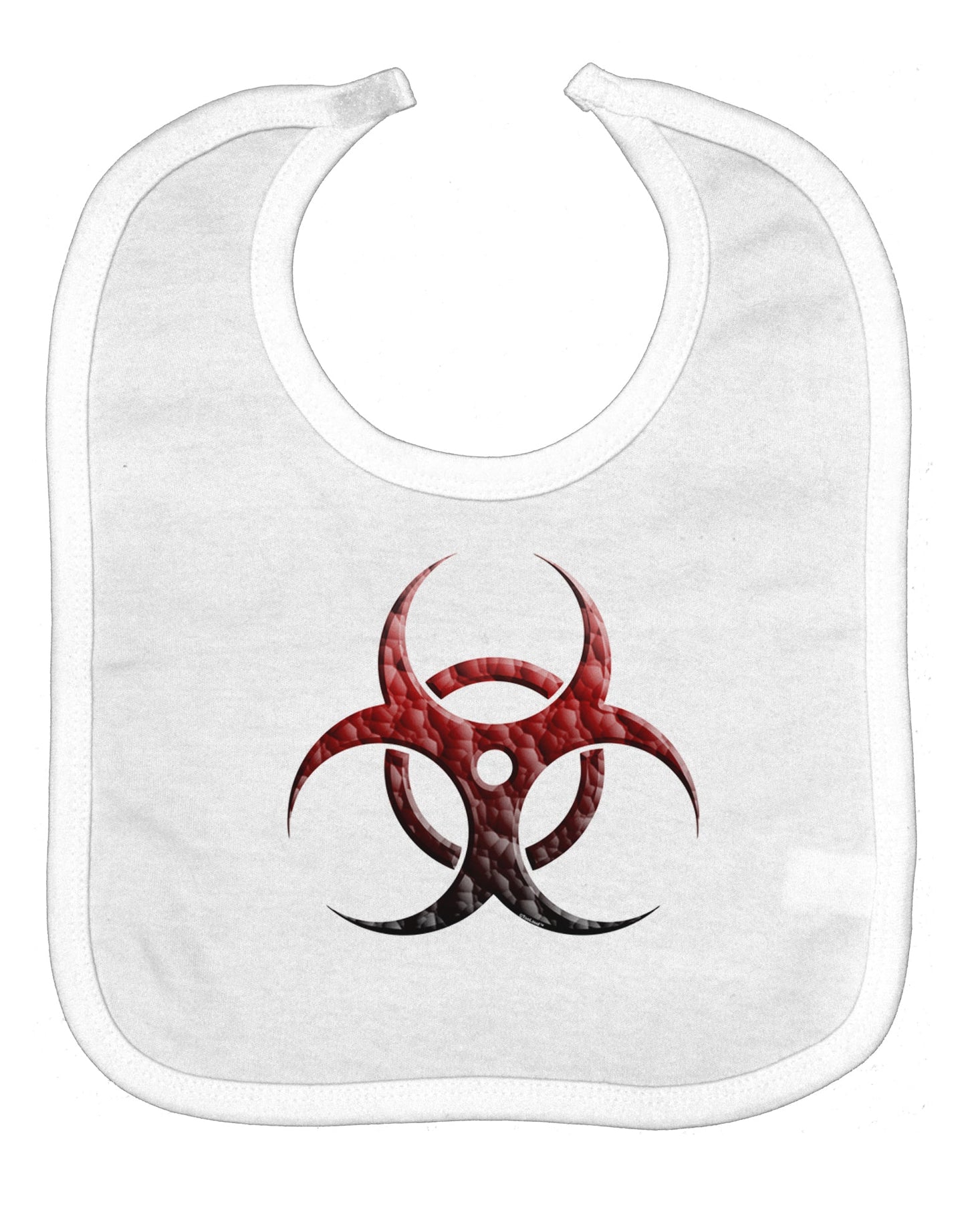 Biohazard Symbol Molecules - Apocalypse Baby Bib