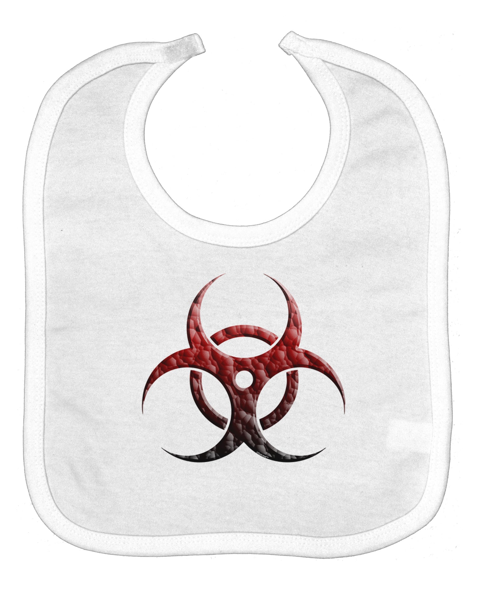 Biohazard Symbol Molecules - Apocalypse Baby Bib