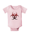 Biohazard Symbol Molecules - Apocalypse Baby Romper Bodysuit-Baby Romper-TooLoud-Light-Pink-06-Months-Davson Sales