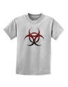 Biohazard Symbol Molecules - Apocalypse Childrens T-Shirt-Childrens T-Shirt-TooLoud-AshGray-X-Small-Davson Sales